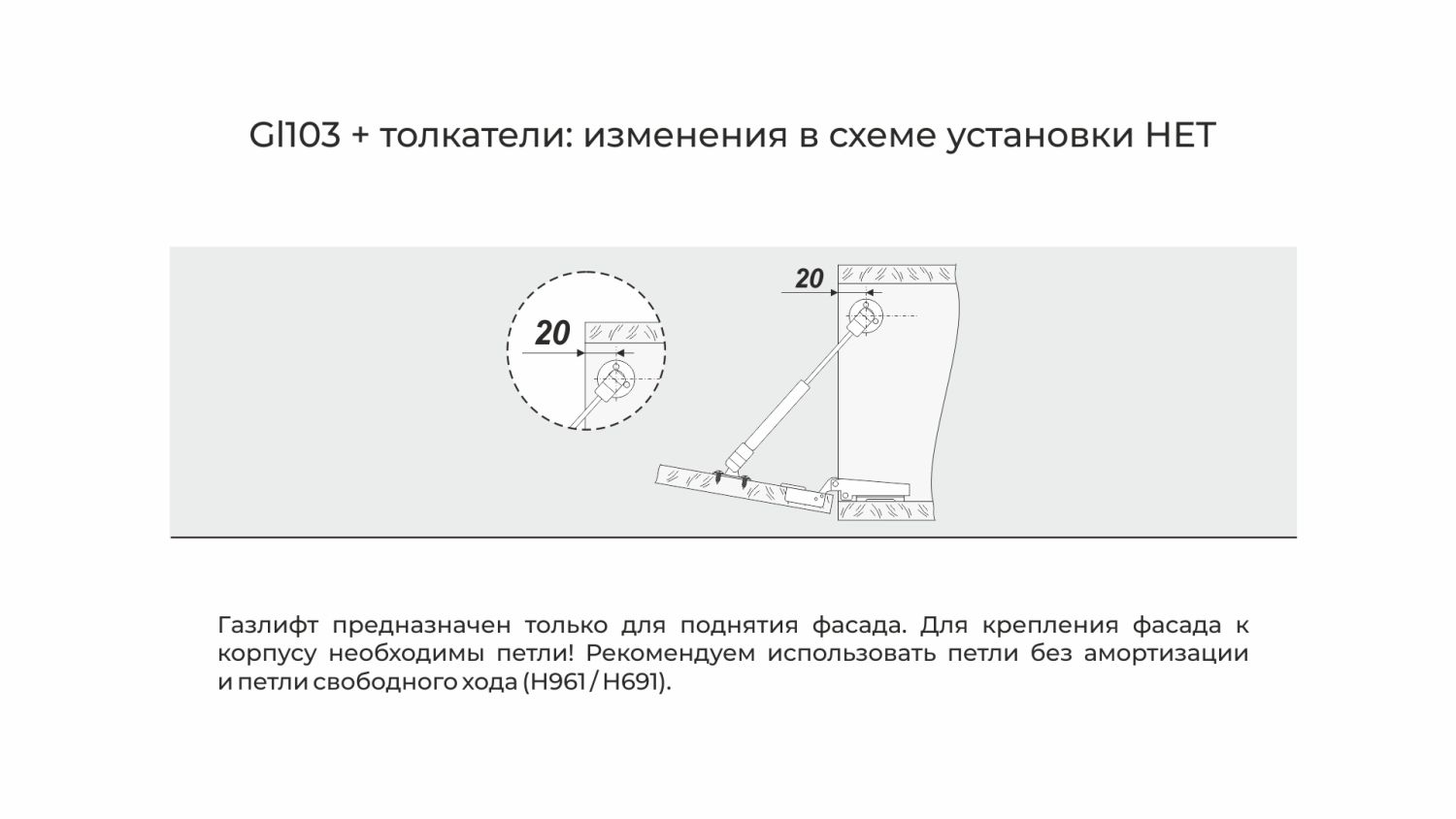 Газовые лифты секретерные, 100N