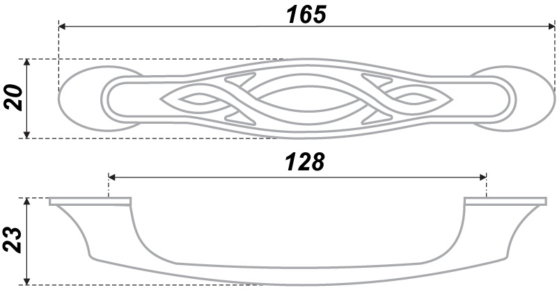 Ручка RS407EAB.4/128 (25) ВЫВОД