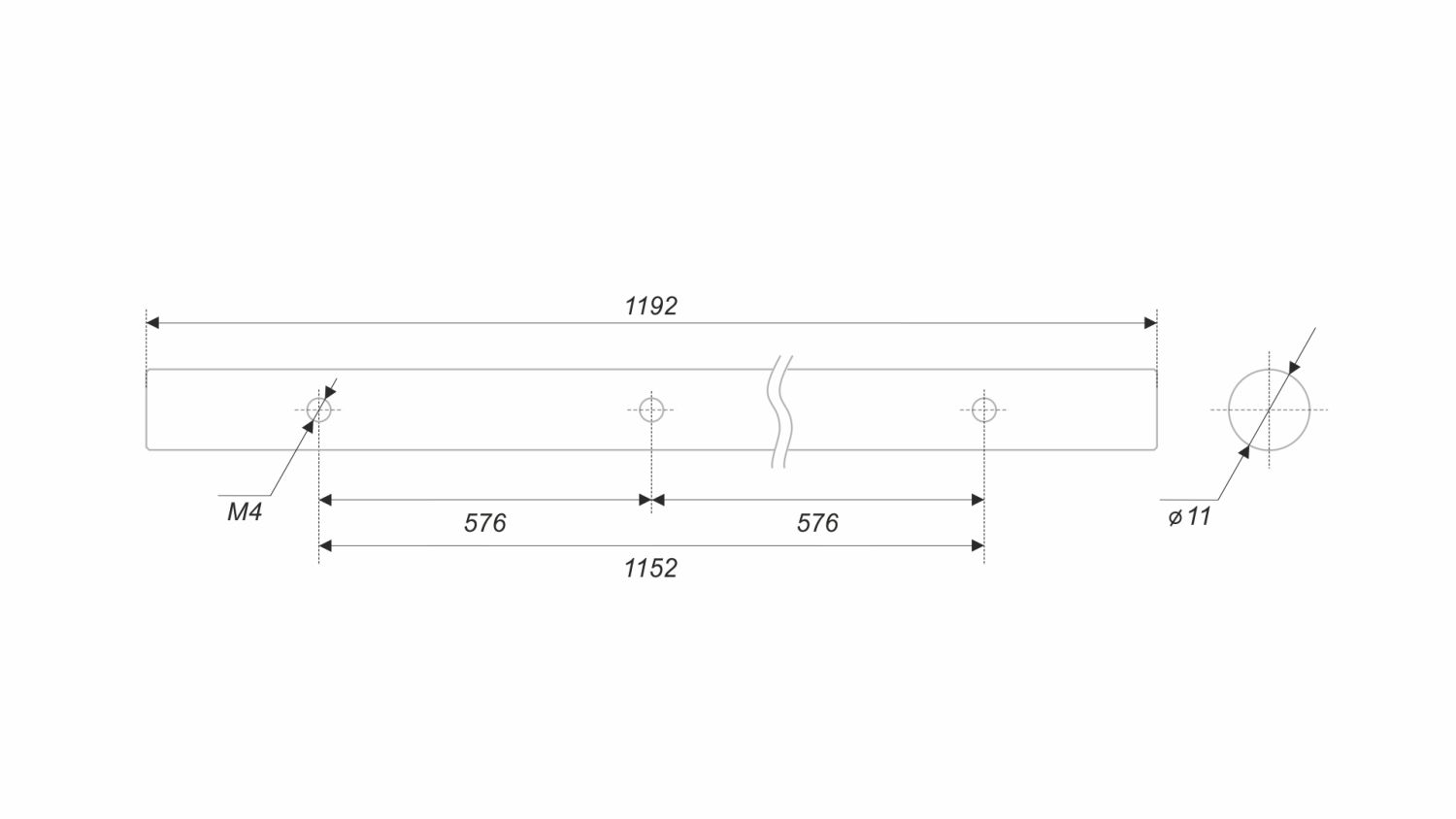 Пруток AL LINE PR003MBSG.1/1152 (13)					