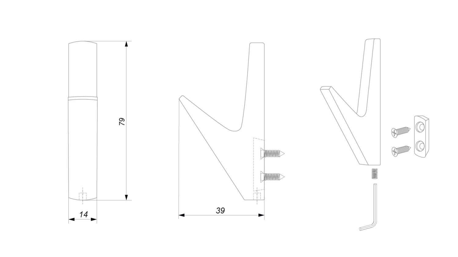 крючок K106BL.13 SINUS (30)