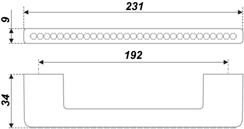 ручка RS429CP/CrT.4/192 (25) ВЫВОД