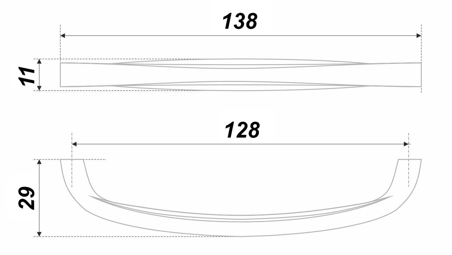 Ручка RS443CP.4/128 (30) ВЫВОД