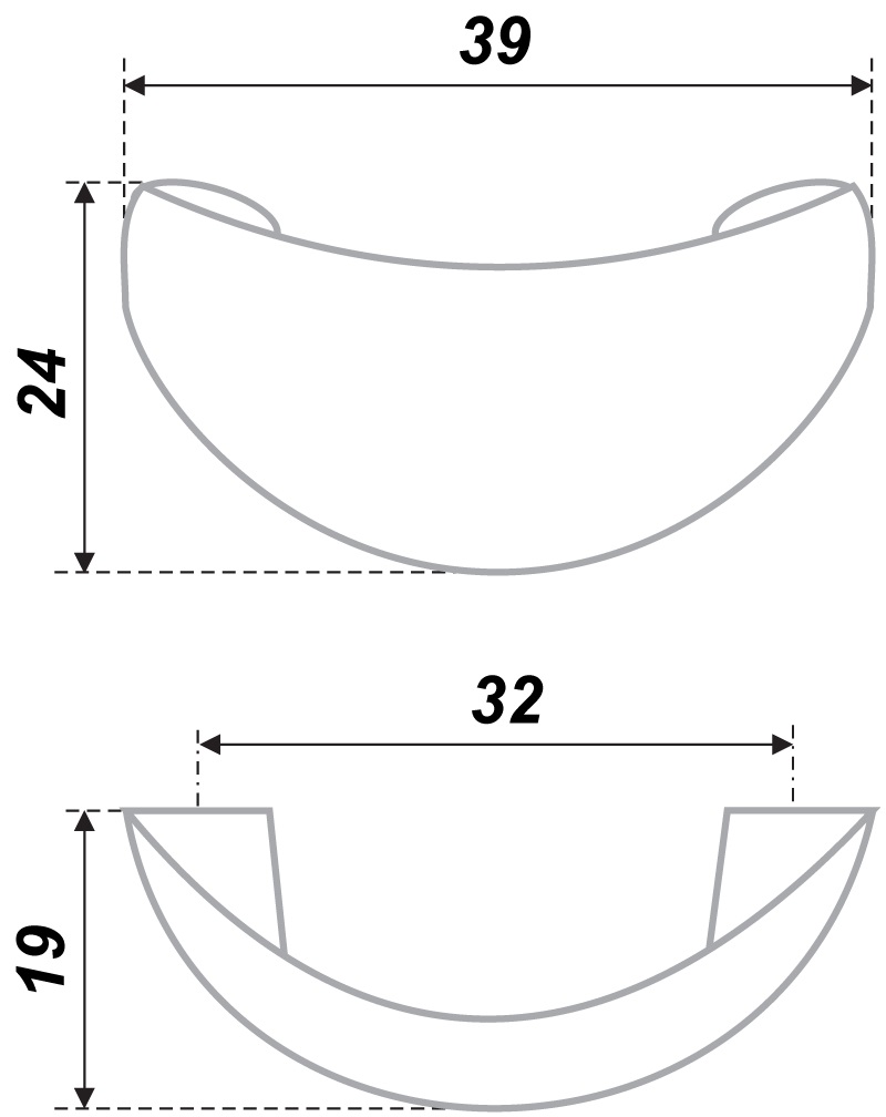 ручка RS001SN.3/32 (50)