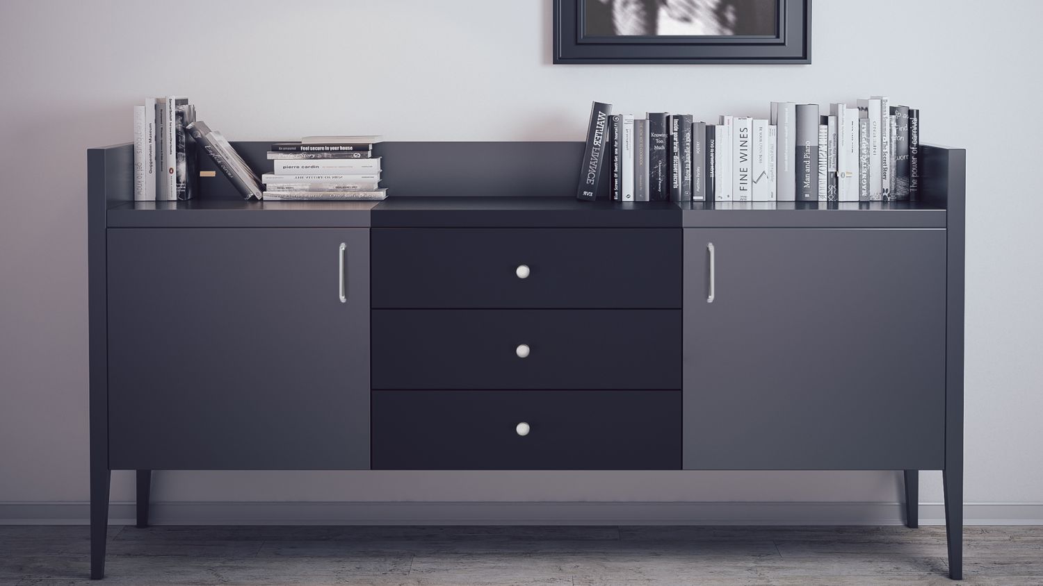 Ручка мебельная RC333MBSN.4 ELL (40) П/ЗАКАЗ