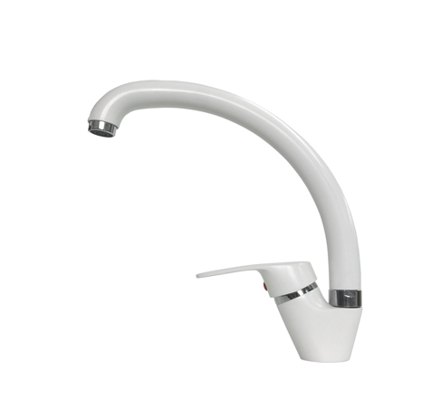 ROSADO GR331 Смеситель высокий излив GERDAMIX (белый)