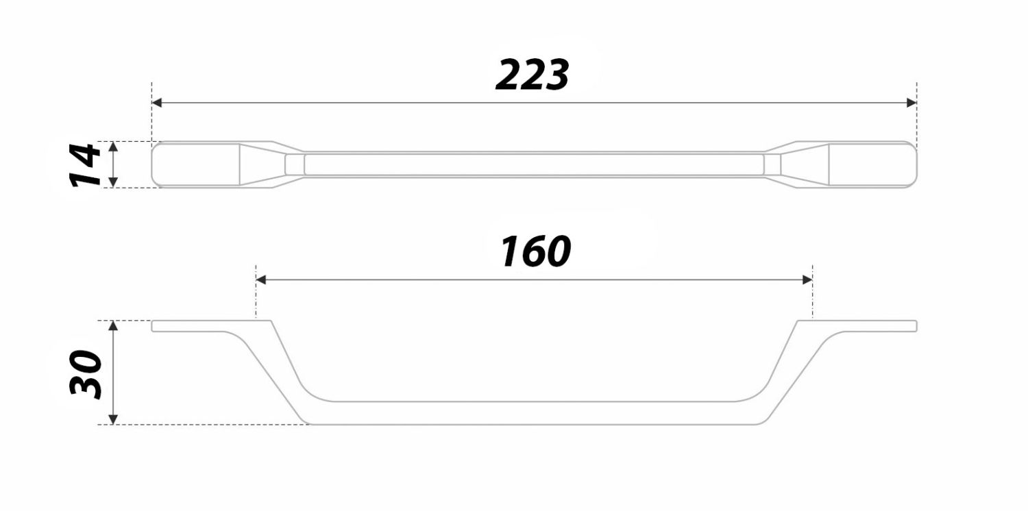 Ручка RS297MBSN.4/160 NUUK (30)