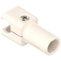 Соединитель одинарный белый (50) П/ЗАКАЗ