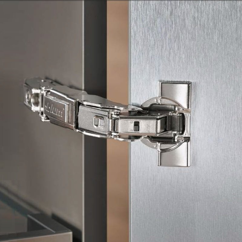 Петля  CLIP top BLUMOTION 155°  0 вхождение, накладная  (125)