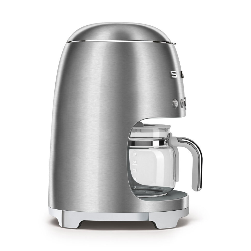 Капельная кофеварка SMEG DCF02SSEU, нержавеющая сталь матовая